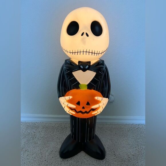 Gemmy Other - Disney Gemmy Lighted Blow Mold Jack Skellington 24" Outdoor Decor